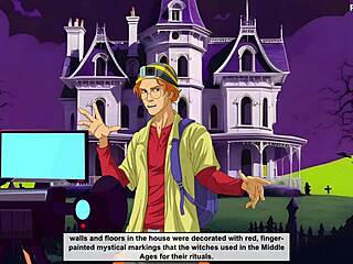 Halloween house filled with intriguing sexual encounters