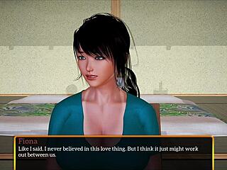 In MY NEW FAMILY 388, the teen 18+ with BIG TITS plays a game with the MILF