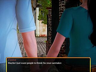 In MY NEW FAMILY 388, the teen 18+ with BIG TITS plays a game with the MILF