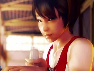 Yo, check out Rena Senpai rocking my baton in this hot 3D hentai! 🔥