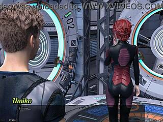 Asian Milf Scientist Stranded in Space Showcases Her Project in 3D