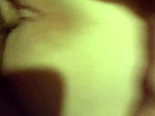 Doggie style close-up on bed with creampie for amateur women