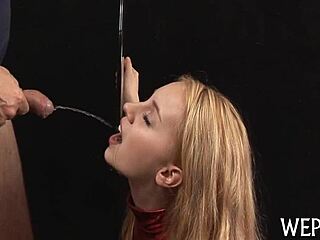 avid sweetheart sucks cock sloppy in hardcore blowjob 😍