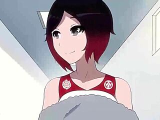 rose feels exhausted after her intense workout, but ready for more in this hentai scene.