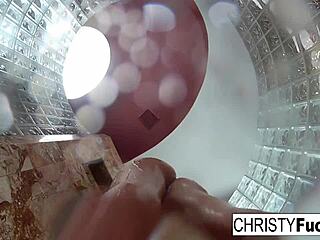 hot shower bts fun with christy dahlia and ivan in lesbian oral