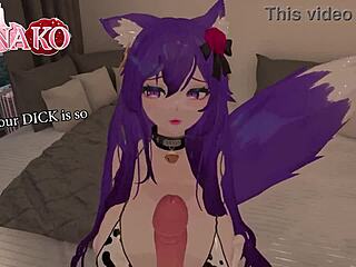 Cosplay Raiden Shogun Chained for Sloppy Tit Action