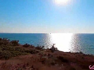 Young Babe Sucks Stranger's Big Dick Outdoors