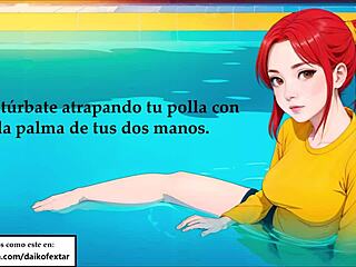 naughty hentai joi in pool with spanish voice