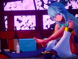 Konosuba's Horny Sex Party Animation With Big Tits And Intense Fucking.