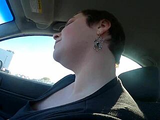 Jane Judge’s haircut transformation unfolds before and after in a car outdoor fantasy