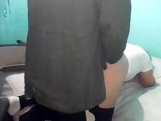 We filmed our doggystyle fuck on webcam