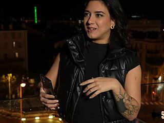 Young french brunette Lena loves hardcore sex with big ass