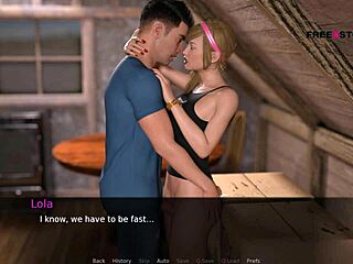 Lola fucks John passionately after kicking Julia out of her room in Dusklight Manor