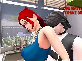 goth girlfriend explores futa in sims 4 part one