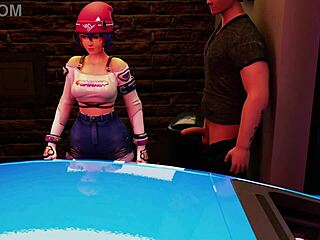 Kiriko From Overwatch Offers Blowjob To Random Guy.