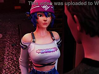 Kiriko From Overwatch Offers Blowjob To Random Guy.