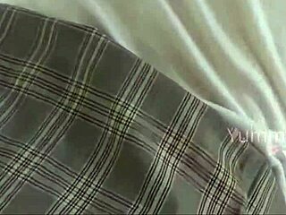 she lifts her school skirt to show her ass, loves fucking on all fours skipping school