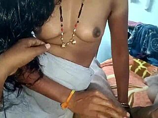 DesiHotCouple - Indian Hot Wife's Homemade Blowjob and Cowgirl Action