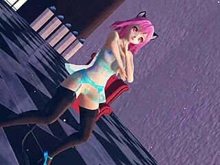 pink cat in touhou hentai big tits 😍