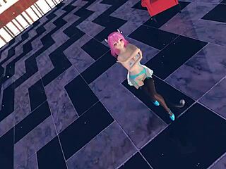 pink cat in touhou hentai big tits 😍