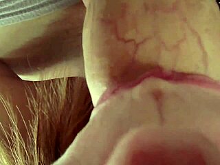 extreme close-up pov blowjob fills my mouth with his cum