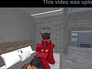 Demon pounds hot rich femboy with deep creampie