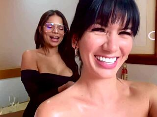 Lesbians enjoying oral on the couch 😘