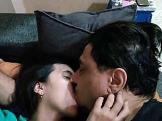 Intense fucking with nymph and old man