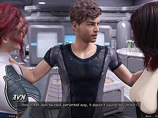 Elsie explores lesbian desires in stranded space game