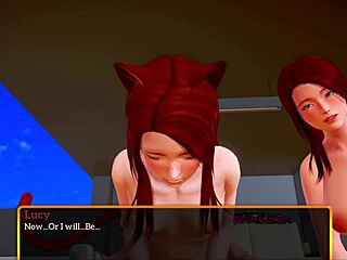 Redhead Teen's Small Tits in Family Series