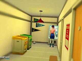 Miko ojo rides her neighbor in the sims 4