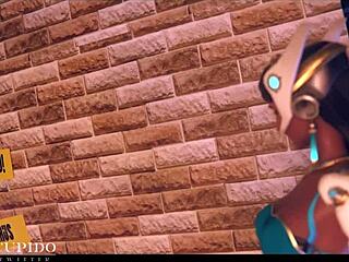 Symmetra Overcomes Loneliness with Anal Sex and Deepthroat