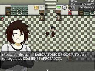 Oh my, in my college game part 1, the student and teacher get wild!