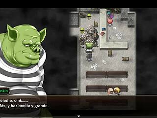 Playing karryn's prison level 1 in spanish translation casually