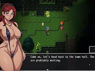 Lost Lagoon Harem Hentai Game Ep 2 Cute Girl With Huge Tits Fell In The Bathtub And Exposed Her Wet Pussy