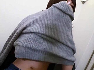 asian japanese girl gets blowjob on her body