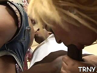 Intense Shemale Blowjob In Hardcore Movie Scene