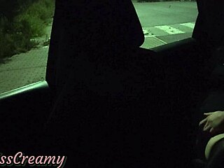 French Wife Squirts And Fucks Voyeur In Public Parking, Caught By Strangers