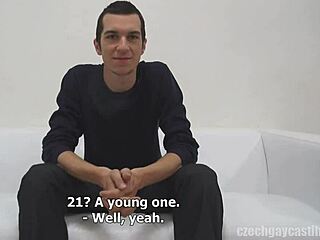 David 3488 in Czech Gay Casting Sucking
