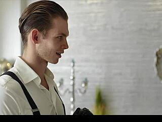 whoa, photographer freezes time to bang hot businesswoman tiffany tatum doggystyle... she's moaning loud! 😲