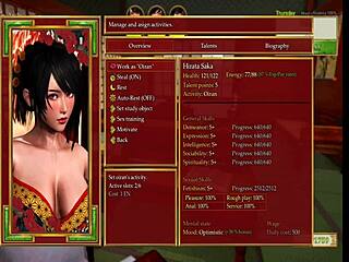 Hentai gameplay with big tits and monster cock