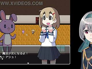 Magic Girl Akari Faces Trials In Translated Game.