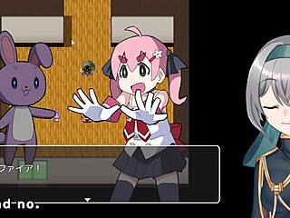 Magic Girl Akari Faces Trials In Translated Game.