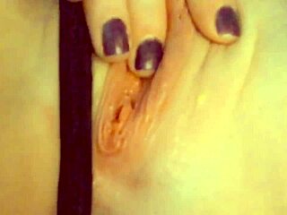 Wow! Wet Tight Pink Pussy Squirts From Fingering And Toys!