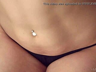 russian teen alexa day undresses softly in natural setting.