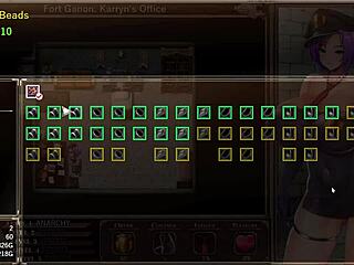 karryn starting prison level 1, on her way to becoming a total zorra in hentai