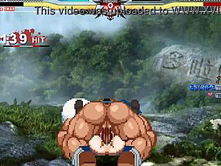 Brian vs Ryougi Shiki in Anime Cumshot