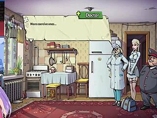 Hot Elf Blonde Feels Excited In Souper Game Demo