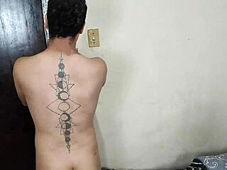 my gay friend came over, and i inverted him with a big anal toy at home