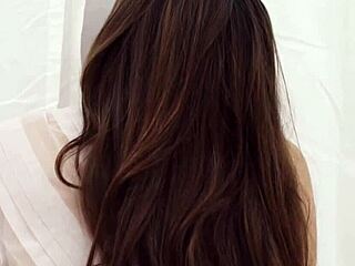 innocent mormon lady shyly performs blowjob ritual on big cock